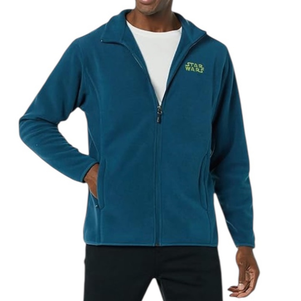 ••NWT Amazon Essentials Disney Marvel Star Wars Mens Fleece Zip Jacket Large